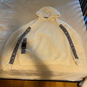 White borg hoodie
